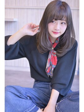 リペロ(ripero) 重軽レイヤー×ラベンダーグレージュ