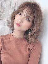 ベルヘアーデザイン 堺東(Belle hair Design)&nbsp;韓国風レイヤーカットオリーブグレージュ堺東20代30代40代50代