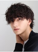 ツイストスパイラルパーマ波巻きパーマシャドウパーマメンズ