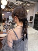 【futaba】ゆるふわ編みおろしヘアセット
