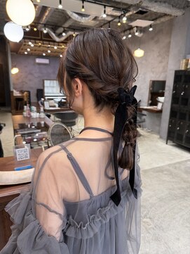 ロンドカスティーヨ 四日市(Lond castillo) 【futaba】ゆるふわ編みおろしヘアセット