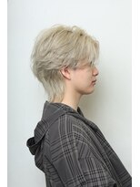 リップス 池袋(LIPPS)&nbsp;ブリーチカラー　センターパートウルフ