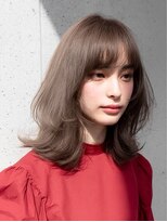 ダル 渋谷/表参道(DAL.)&nbsp;顔周りカットハッシュカットダークブラウンワンホンレイヤー韓国