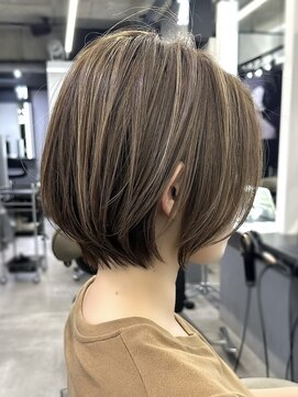 ブレス ヘアデザイン(BLESS hair design) 静岡駅ハンサムショートボブショートカット顔周りレイヤーカット