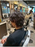 【BarBerBROS】ツイストスパイラルパーマ　男の色気