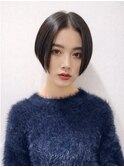 センターパートハンサムショートコンパクトショートくびれ