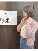 ハーツオオサカ(HE:ARTS OSAKA)&nbsp;アッシュグレージュハイトーン韓国ボブ
