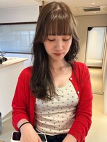 パーク(PARK)&nbsp;ブリーチなしカラー ミルクティーベージュ ロングレイヤーカット