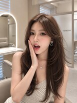 メラ 原宿(MELA) 【韓国レイヤーカット】暗髪でも艶っぽく柔らかいロングヘア