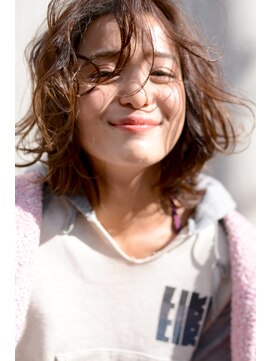 ミラバイグリーン(Mira by green) wave curl midi