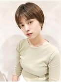 丸いフォルムがかわいいマッシュ☆ショート