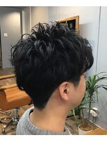 スカイフィールドヘアー(SKY FIELD HAIR)&nbsp;無造作パーマスタイル