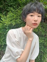 ラパンセ ブルー(LA PENSEE BLEU)&nbsp;【LA PENSEE】マッシュ ショートパーマ　大人かわいい