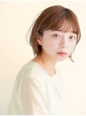 オフィスヘア/エアリーミディ/ショートパーマ/新宿
