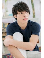 ミック 日暮里店(miq)&nbsp;重めバングのネビージュ大人っぽ韓国マッシュb1