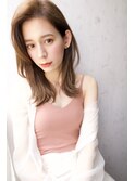 サングース東海林ショコラベージュボブウルフカールベビーバング