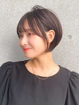 ロビー 表参道(ROBBY) 前髪あり/20代30代40代/ひし形レイヤーショートボブ/表参道