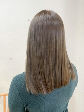 アリー 原宿 表参道(ALLY) 【ALLY 濱田】ブリーチなし☆オリーブベージュ 20代/30代/40代