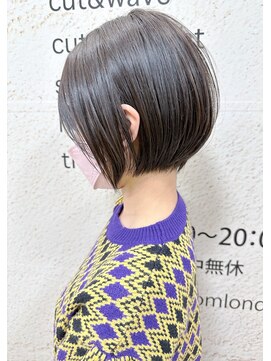 モリオ フロム ロンドン サッポロファクトリー店(morio FROM LONDON) 【morio札幌】札幌ショート 大人かわいい黒髪丸みショートボブ