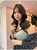 韓国ヘア/前髪あり/顔まわりカット/くびれヘア/渋谷