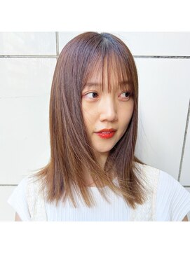 エイト 横浜店(EIGHT) マロンベージュでツヤツヤスタイル