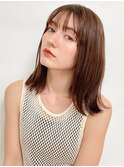《CODE.LINE》シンプル&クリーンな切りっぱなしボブ
