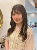 シークレット インナーカラー 学生