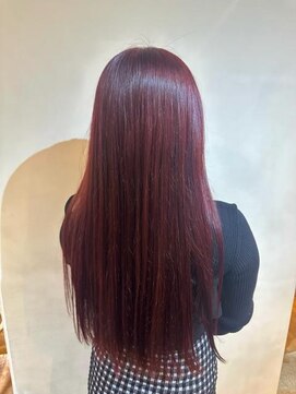 アビーヘア 市川店(abie hair) ボルドーカラー/ブリーチなしダブルカラー