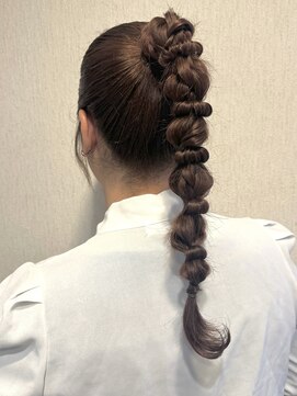 シュピネ(choupinet) ふわたまポニーテール