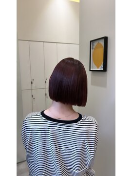 シュールドゥー(SUR DEUX) チェリーピンク ×mini bob