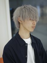 ボブ 金沢(BOB)&nbsp;メンズホワイトカラーマッシュニュアンスパーマダウンパーマ