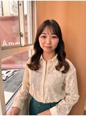 ドライヤーで乾かすだけ！コテ巻き風パーマ