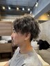 【新規】人気NO2 メンズパーマ＋メンズカット＋眉カット