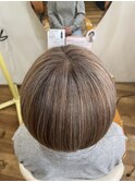 白髪ぼかしハイライト
