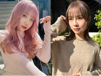 ラニヘアサロン(lani hair salon)の写真/長さ変えずレイヤーでイメチェン/艶感あるハイトーン/髪質改善で艶髪が人気［ケアブリーチ/ダブルカラー］