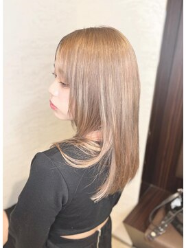 タヤ 東急百貨店吉祥寺店(TAYA) ブリーチ/ダブルカラー/ミルクティーベージュ