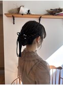 ☆ヘアセットまとめ髪結婚式アレンジ