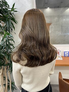 リアン(Lien) ブリーチなしダブルカラー/透明感/スモーキーグレージュ