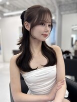 ハピネス 梅田茶屋町店(HAPPINESS)&nbsp;韓国風/レイヤーカット/顔周り/顔まわり/髪質改善/ベージュ