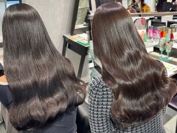 フォルテ プリモ 焼津 藤枝(FORTE PRIMO)の写真/自社開発【髪質改善パールプラチナトリートメント】で驚きのツヤと手触り♪乾かすだけでまとまる髪へ[焼津]