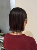 切りっぱなしボブ