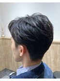 【くせ毛の方必見】 フェザーパーマ風センターパート