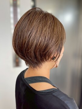 ワン バイ ジ エクト(One by The Ect) 似合わせショート/ココアブラウン/オリーブグリーン