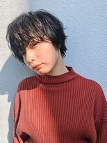 シーン(SCENE)&nbsp;[天神今泉/黒髪カタログ/クラゲヘアー/オリーブグレー]