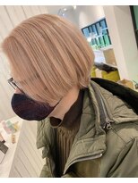 エヌプラスリタ 近鉄八尾(N+lita)&nbsp;黒髪クラゲヘアーオリーブグレー小顔ココアベージュ