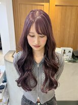 テトラ バイ ネオリーブ 横浜西口店(tetra by neolive) ピンクラベンダー ハイトーン ケアブリーチ ロング 横浜★