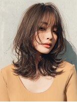 ダル 渋谷/表参道(DAL.)&nbsp;レイヤーカット髪質改善カラー透明感カラー顔まわりカット