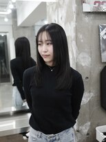 ディジョン 自由ヶ丘(Dijon) 韓国顔まわりレイヤーカットグレージュオリーブベージュブラウン