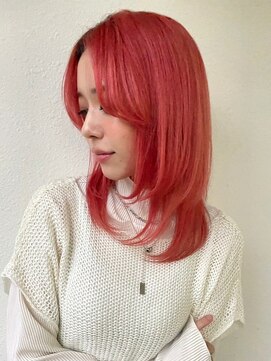 COVER HAIR ACADEMY 北浦和【カバーヘア アカデミー】北浦和西口店【4/6 OPEN(予定)】 ハイトーンカラーチェリーレッド/ハッシュカットレイヤーp北浦和