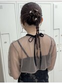 カチモリ/ヘアセット/お呼ばれヘア/結婚式